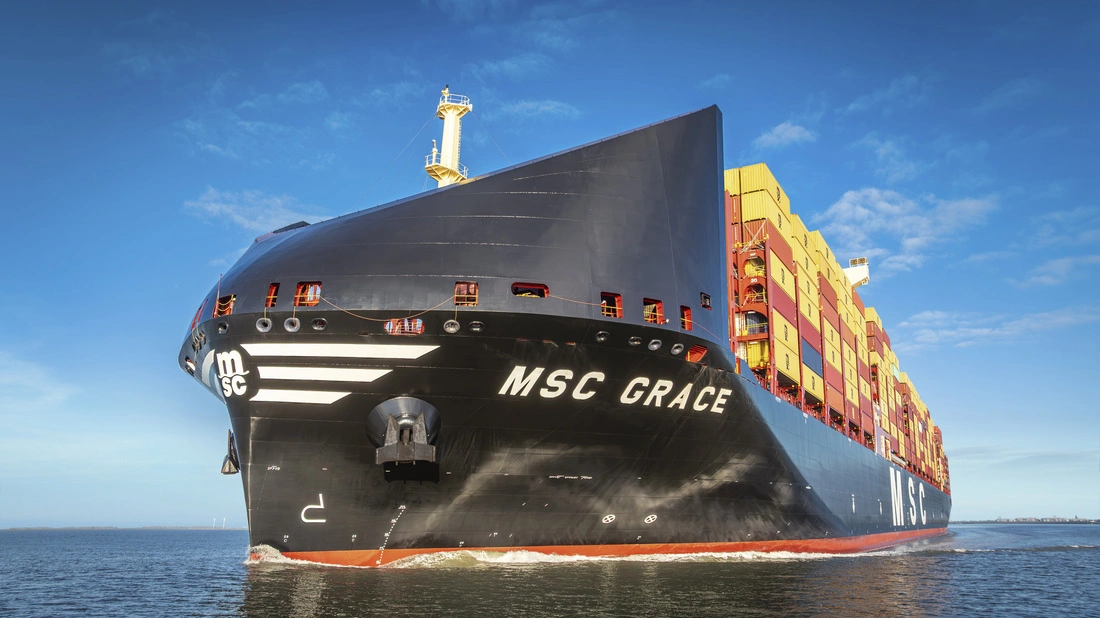 MSC Grace sailing