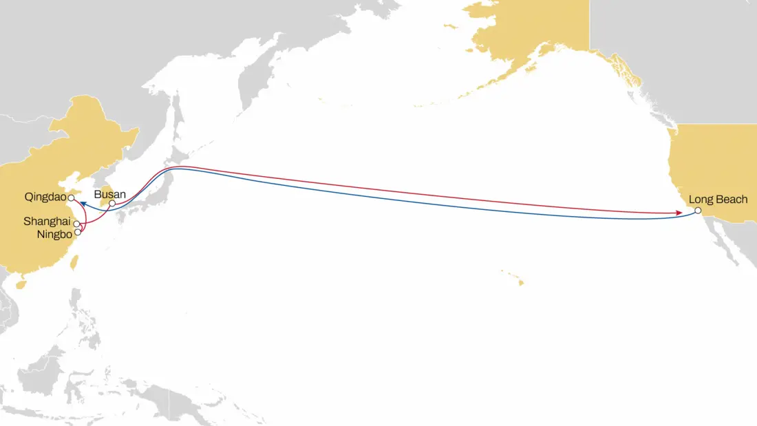 Orient Service Trade Map