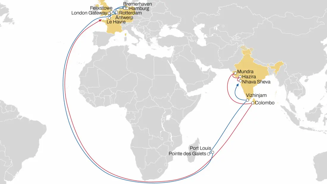 NWC to IPak Trade Map