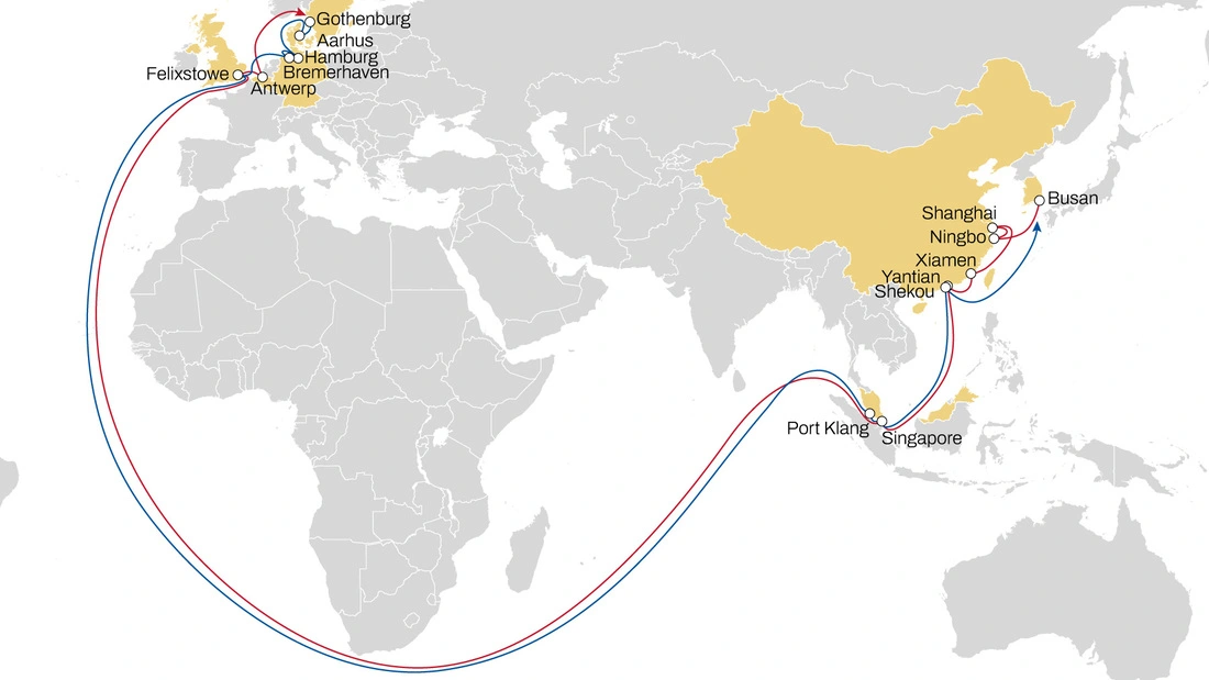 Swan Service Trade Map