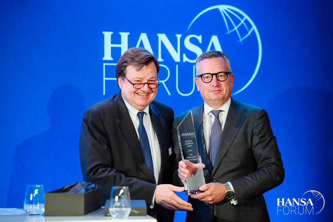 MSC Wins HANSA Maritime Excellence Award 2025 