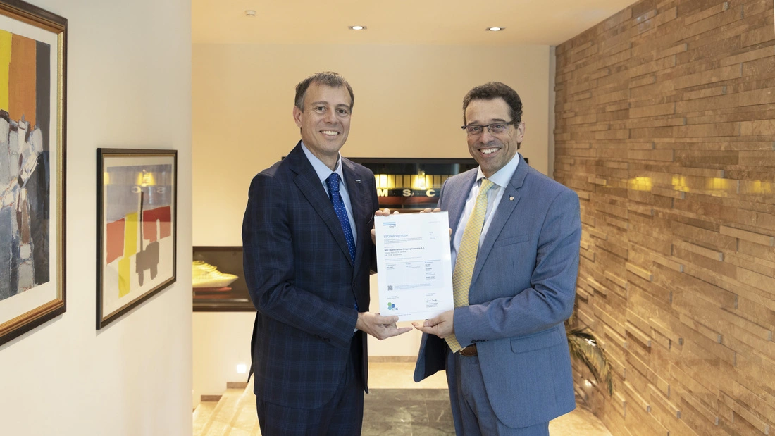 MSC ESG RECOGNITION BY DNV