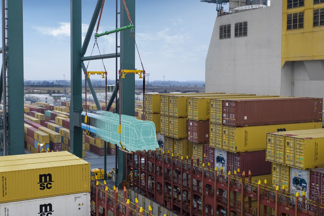 Key Visual Project Cargo Railcar