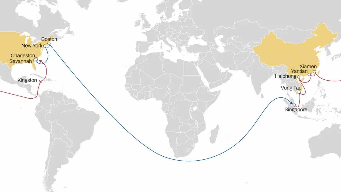 emerald service map for ca