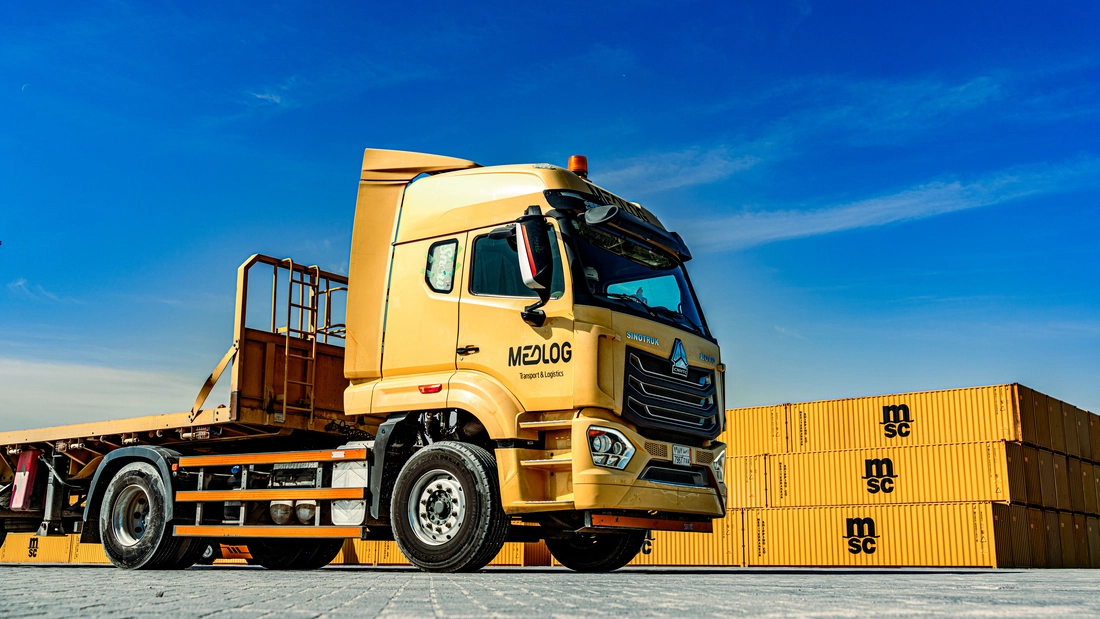 MEDLOG truck - Saudi Arabia Depot