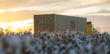 Smart container for cotton industry