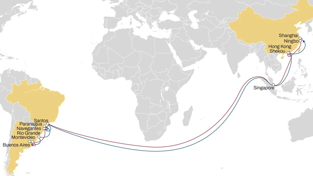 New Ipanema service map 