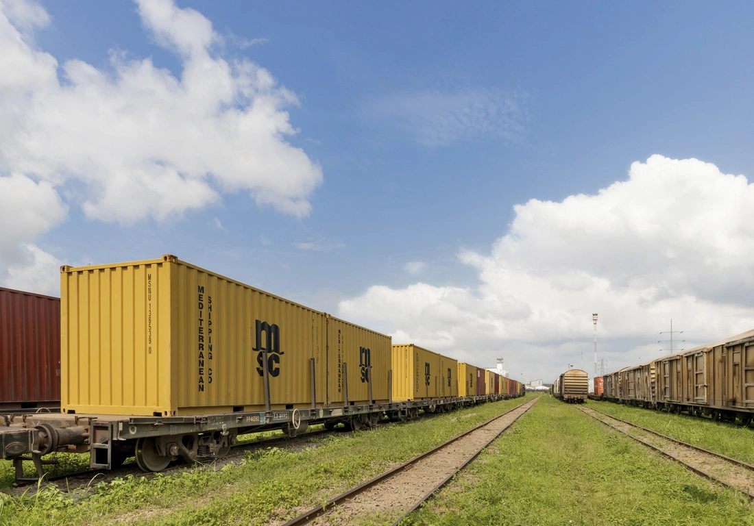 Rail Transport of MSC Containers